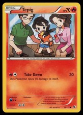 Tepig 25/113 Common Legendary Treasures Pokemon Near Mint