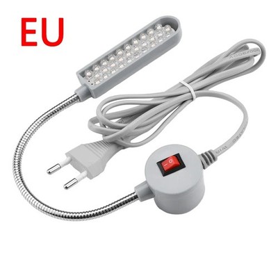 30 LED Sewing Machine Light EU PLUG Gooseneck Work Lamp with Magnetic Base