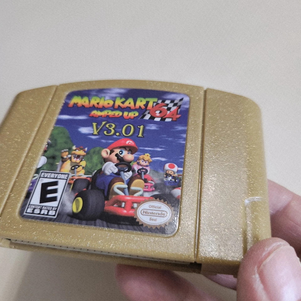 N64 Mario Kart 64 Amped Up Ver 3.0 (Vendedor de EE. UU.) - Paquete de expansión Req **LEER DESCRIPCIÓN** Foto 2 de 4