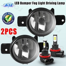 For Infiniti Jx35 2013clear Lens Pair Bumper Fog Lights Front Replacement Lamps