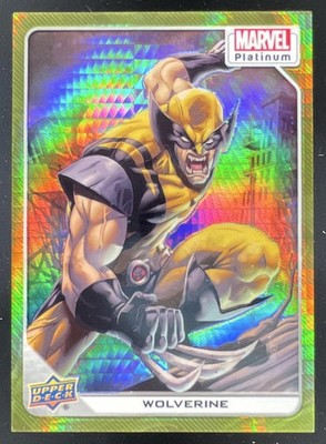 2023 Upper Deck Marvel Platinum Yellow Spotlight #87 Wolverine /399
