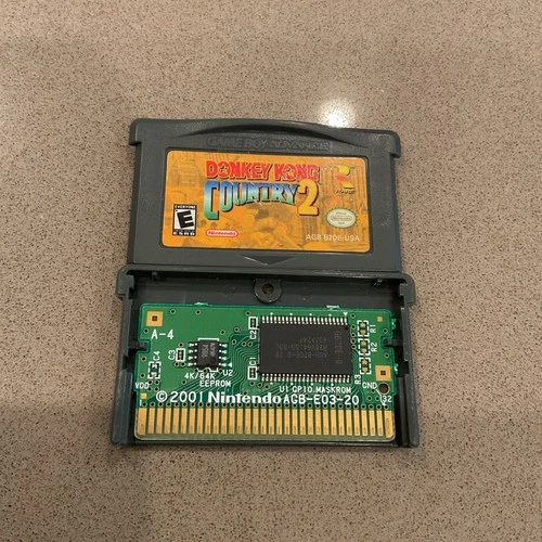 Donkey Kong Country 2 Authentic Nintendo Gameboy Advance GBA Dkc