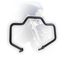 Mustache Crash Bar Engine Guard Highway Bar Compatible with Yamaha XVS V Black