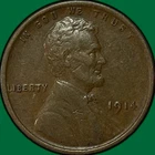 1914 Lincoln Wheat Cent Choice Extremely Fine XF+ Coin #33964
