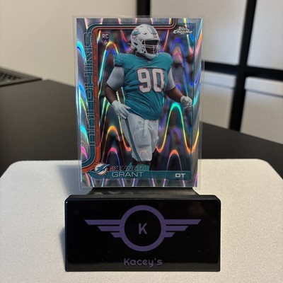 Topps Chrome NFL 2026 Raywave #362 Kenneth Grant Miami Dolphins RC 