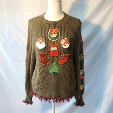 Vintage American Eagle Ugly Christmas Sweater M