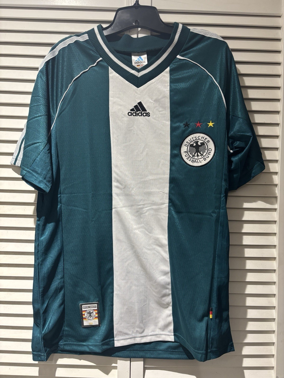 1998 World Cup Germany Away Jersey Large Vintage