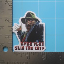 A Nightmare On Elm Street Sticker FREDDY KRUEGER Horror Movie, Matte PVC Decal