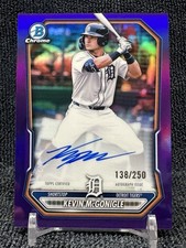 Bowman 2026 Chrome Prospect Auto Kevin McGonigle Detroit Tigers 138 /250