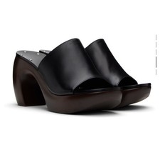 Givenchy G Clog Black Leather Logo Studded Op...