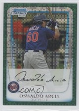 2011 Bowman Chrome Prospects Green X-Fractor Oswaldo Arcia #BCP113 1u6
