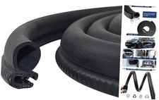 Automotive Door Weather Stripping Car Door Rubber Edge Trim Seal Strip 40Ft