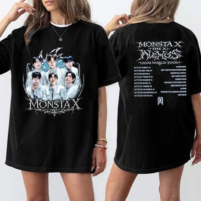 Vintage Monsta X Shirts for Fans, Monsta X The X Nexus Tour 2026 T-shirt