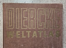 C. Diercke Weltatlas 136. Auflage, Westermann Verlag 1967 Schulatlas, Atlas 