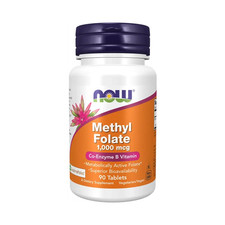 Now Foods Methyl Folate 1000mcg (90 tabs) (510,81 EUR/kg)