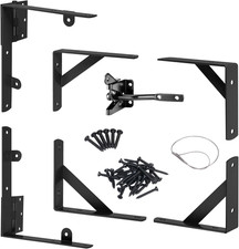 Gate Hardware Kit For Wood Fence Anti Sag Frame Wooden Fence Driveway MKZJ1115