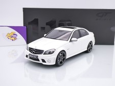 GT Spirit GT928 # Mercedes-Benz C63 AMG Limousine Baujahr 2007 " weißmet. " 1:18