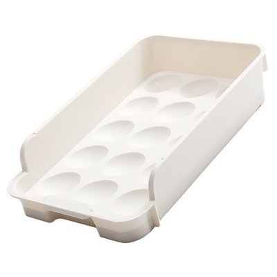 Large Capacity Egg Storage Container Stackable Freshness Keeper For Fridge BAK