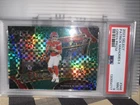 2023 PANINI SELECT GREEN PRIZM #346 FIELD LEVEL PATRICK MAHOMES II /5 PSA9