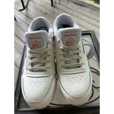 Reebok Work Steel Toe Safety Shoes White Leather ASTM F2413-18 Size 9W Utility