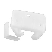 Prime-Line R 7224 Drawer Track Guide and Glides, White, 2 Pack