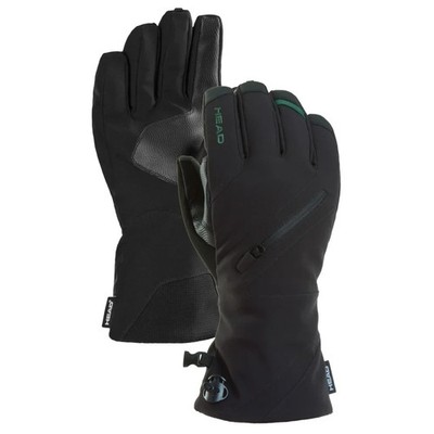 HEAD Unisex Waterproof Windproof Breatheable Sensatec Ski Gloves, BLK-G, M