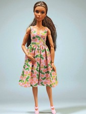 Dress For Curvy Dolls, Regular Size Dolls, And Vintage Dolls