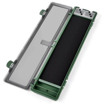 Carp Fishing Hook Storage Box Rig Stiff Hair Board 12 Pins Container Tackle