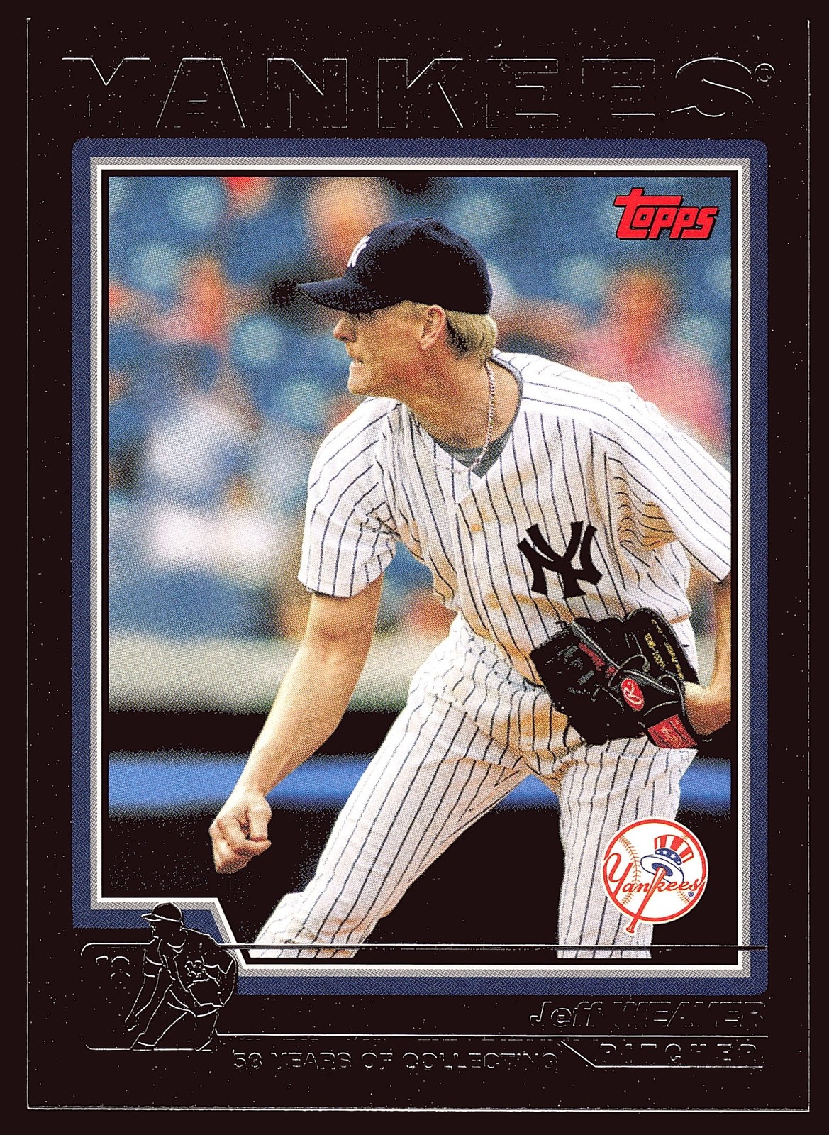 Jeff Weaver New York Yankees 2004 Topps Black #33 SN /53