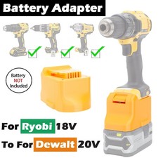 Adapter For Ryobi 18V Battery Convert to For Dewalt 20V Li-ion Cordless Tools