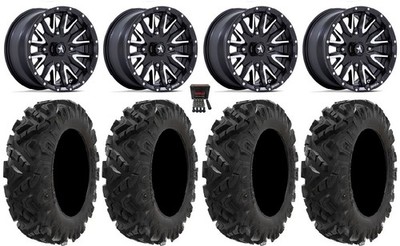 MSA Creed 15'' Wheels Machined 32'' Attack 2.0 Tires Can-Am Renegade Outlander