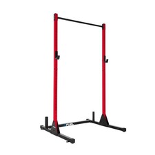 Adjustable Power Squat Rack Weightlifting Cage W/ Chin Up Bar Gym Equipment