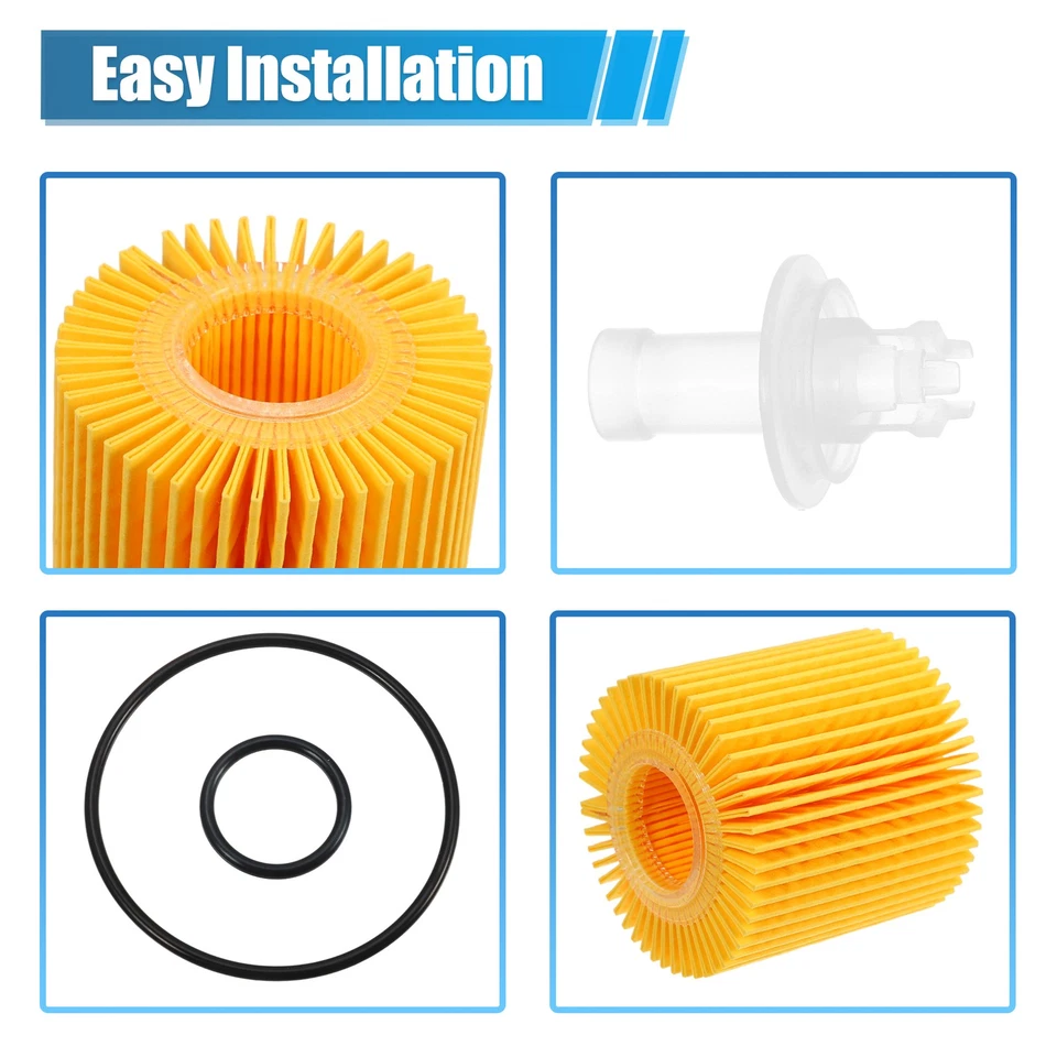 Juego de 2 filtros de aceite de motor 04152-YZZA1 04152-31090 04152-YZZG1 para Toyota Avalon Foto 4 de 4