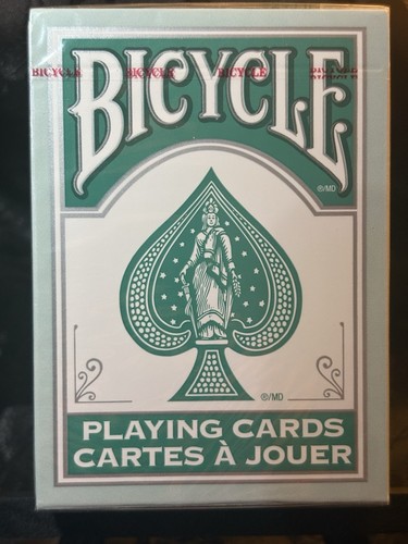 Bicycle Playing Cards Rider Back Design, Fashion, Canada Import, Teal, 2014