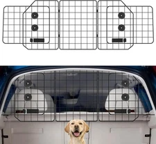 OUSHENG Car Dog Barrier for SUV, Adjustable Pet Divider Gate Trunk 59in 