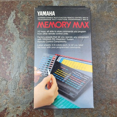 Yamaha Memory Max MRX-70 Learning Capable Multi-Function Remote Control 