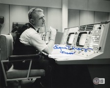 Eugene GENE Kranz Autographed Signed APOLLO 13 Flight 8x10 Photo NASA BAS COA