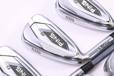 Linkshand Ping G425 Eisen / 4-PW / Green Dot / Stiff Flex Ping Alta CB Slate