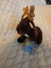 Ganz Webkinz REINDEER Plush NEW with Sealed Code Tag Stuffed Animal