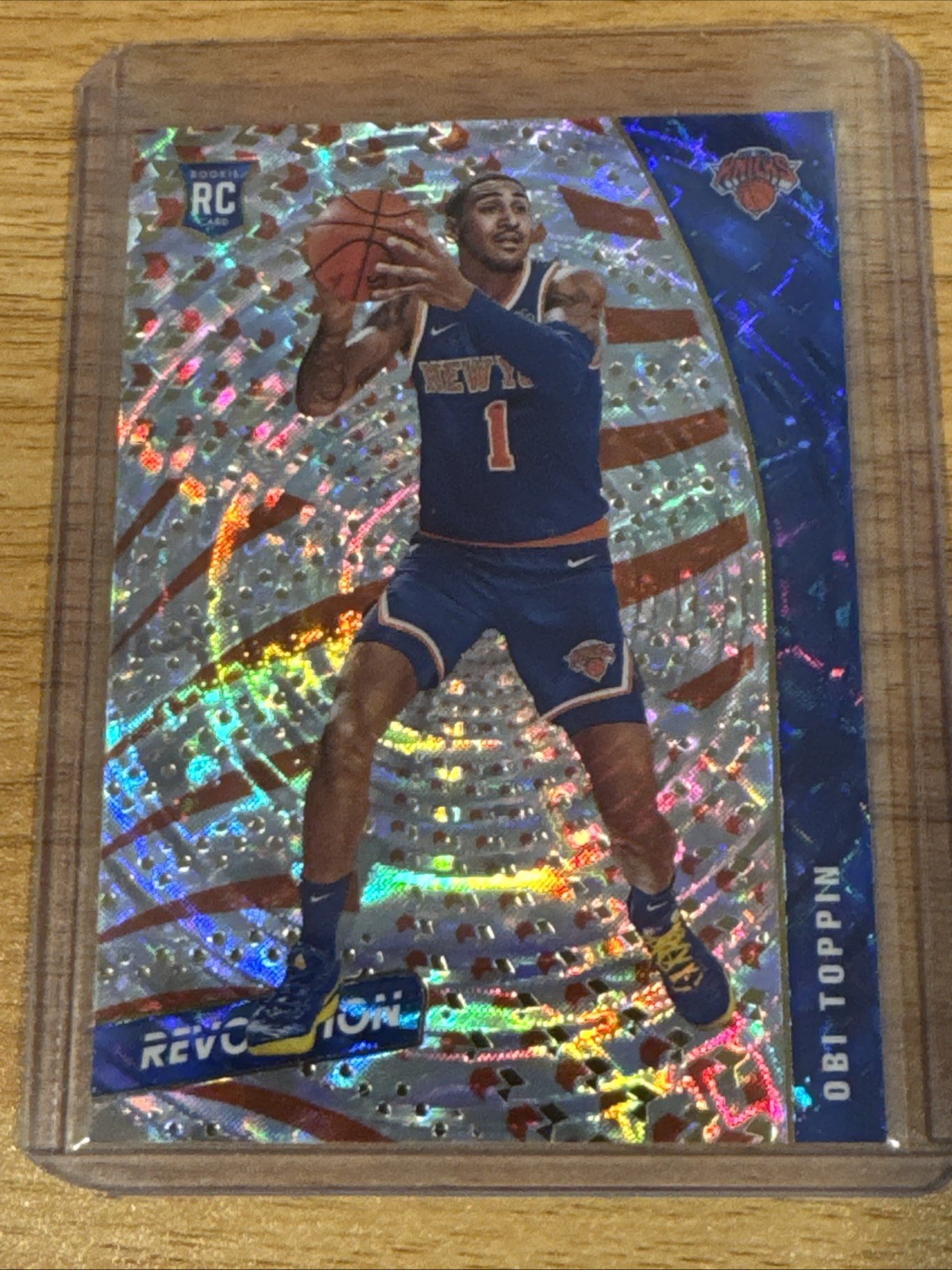 2020-21 Panini Revolution - Rookies Fractal #110 Obi Toppin (RC)