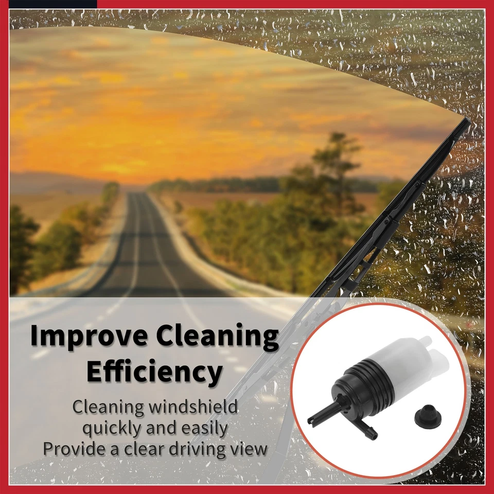 Bomba de lavado de parabrisas con ojal bomba de fluido para lavadora para GMC Envoy XL Foto 2 de 4