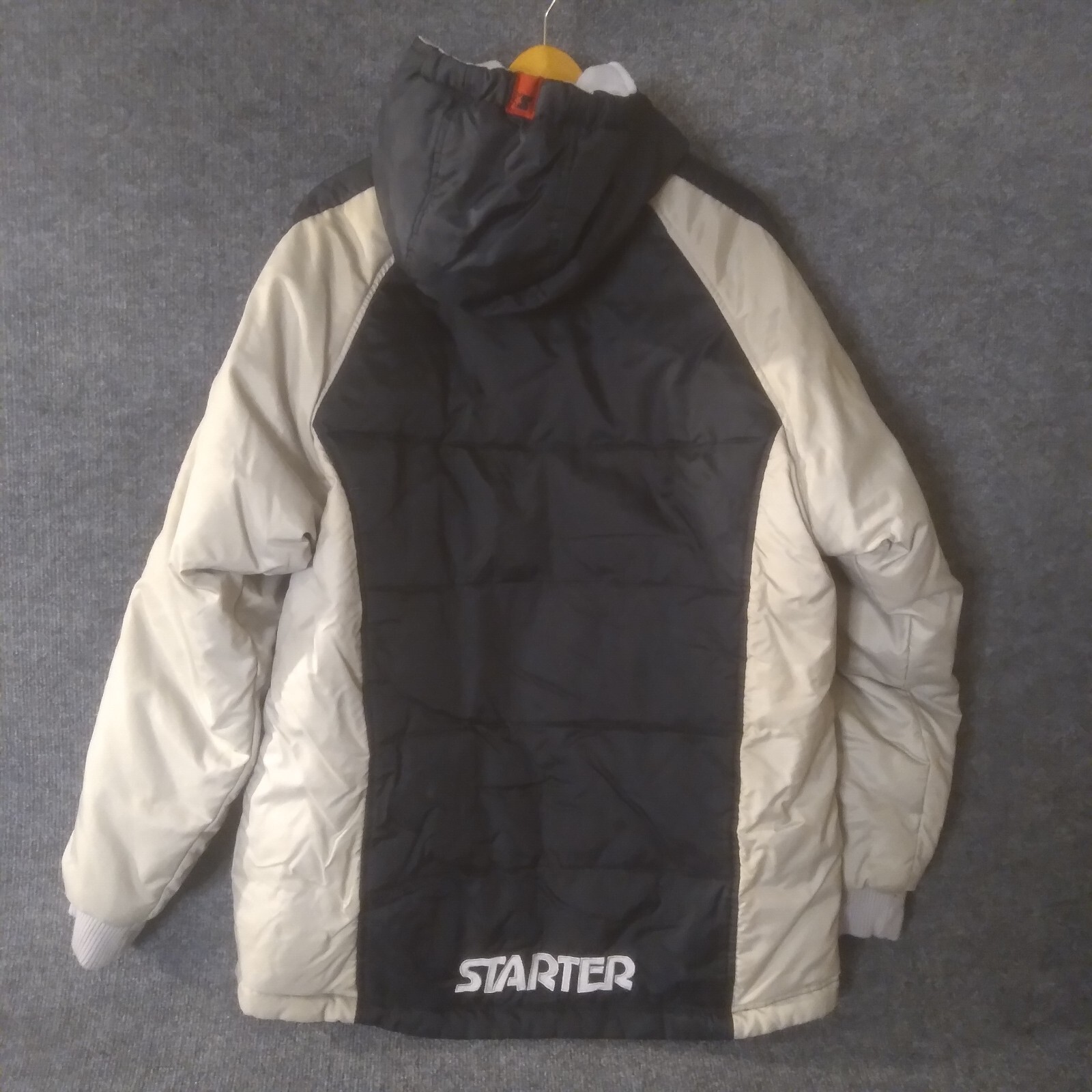 Starter Reversible Down Jacket Coat Men Large Hoo… - image 2