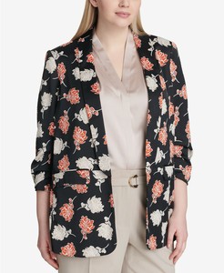 calvin klein floral blazer