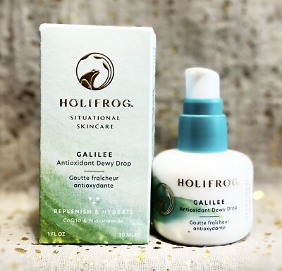 HOLIFROG~GALILEE~Antioxidant Dewy Drop~1 fl oz / 30ml~Full Size~NIB~Exp. 04/2025