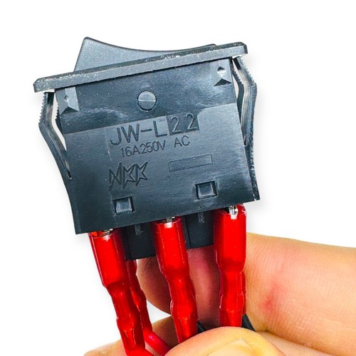 NKK Switches JW-L22 Rocker Switch DPDT with Cable Assembly, New 38 Pcs - Picture 2 of 10