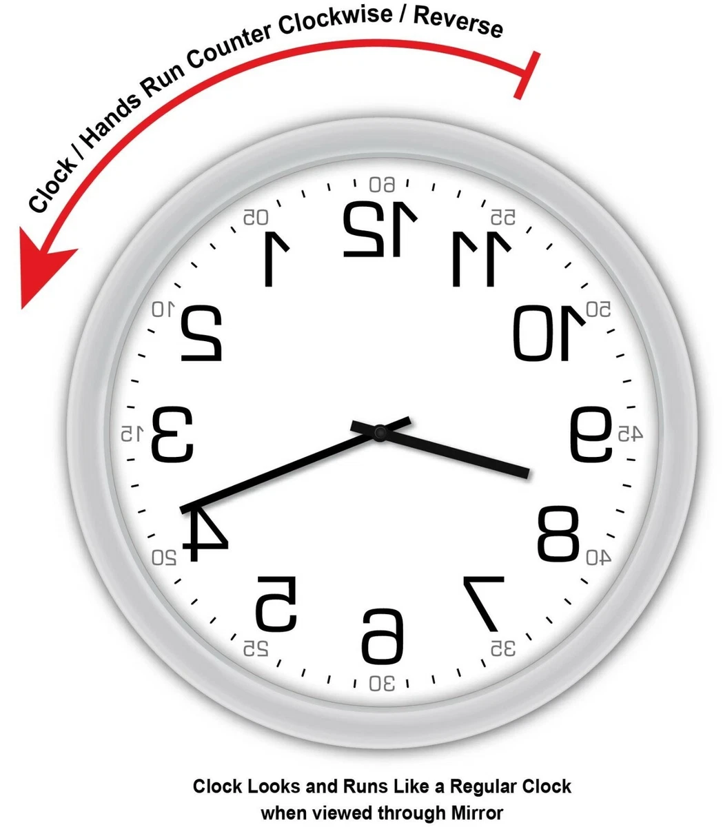 Часы реверс. Reverse clock. часы можешь reverse.