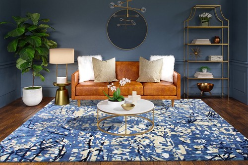Parisian Hand-Tufted Natural Wool And Silk Area Rug 4x6Oushak Living Room Carpet - Picture 18 of 264