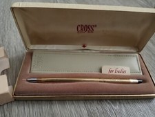 Vintage Cross Ball Pen 1/20 10K Gold Filled in Original Case