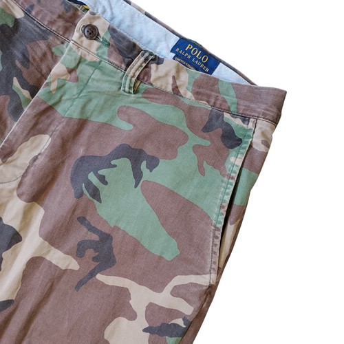 Pantalones chinos Polo Ralph Lauren camuflados para hombre talla 36 X 33" elásticos calce clásico - Imagen 6 de 21