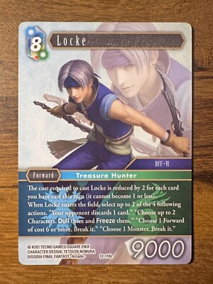 Final Fantasy TCG Opus XII 12 Locke 12-116L *NON-FOIL* Legend DDF FFVI